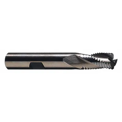 CLEVELAND Roughing End Mill: Cobalt, 5 Flute, Coarse Pitch, 1" Mill Dia, 3" LOC - General Purpose Cobalt Roughing End Mills