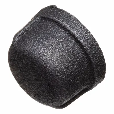 USA INDUSTRIALS Cap: 1 1/2 in - Low-Pressure Threaded Pipe Fittings with Thread Sealant