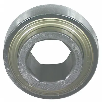 NTN Agricultural Disc Bearing: HPC100TPD, Hex, 1.027 in Bore, Double Sealed - Hex-Bore Bearings