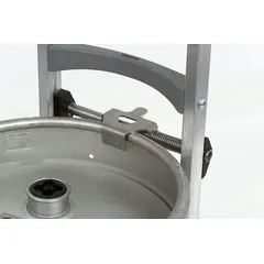 Keg Hook: 3 in Overall Ht, 110 lb Load Capacity, Aluminum