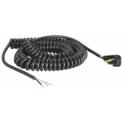 OEM Coiled Power Cord: 20 ft Lg - Coiled General Purpose Power Cords