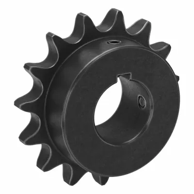 TRITAN Sprocket: 60, For 3/4 in Chain Pitch, 1 3/8 in Bore Dia, 15 Teeth, 3.608 in Pitch Dia - Size 60 Fixed-Bore Roller Chain Sprockets