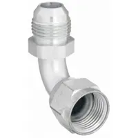 Hydraulic Hose Adapter: 5/8 in x 5/8 in Fitting Size, Male x Female, JIC x JIC, Swivel, 90° Elbow (MPN 500454-10S)