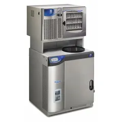 Console freeze dryer with stoppering tray dryer chamber and 6 L dry ice holding capacity. Includes 3-wire electrical cord with plug. Used for lyophilization of heat-sensitive materials in laboratory and industrial drying applications.