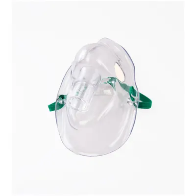 MEDSOURCE Aerosol Mask: 6 lpm Flow Rate - Max, 4 lpm Flow Rate - Min, PVC - Aerosol Masks