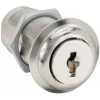 Cam Lock: Std Keyed Cam Lock, Keyed Alike, Zinc Die-Cast, Nickel, Quarter-Turn Clockwise Unlock (MPN C8055-C267A-14A)