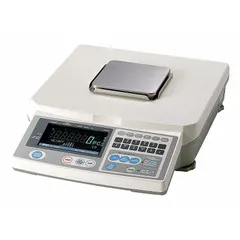 The A&D WEIGHING FC-2000I is a compact bench scale from the FC-i/Si Series, featuring an 11 in x 11 3/4 in stainless steel platform. It offers a readability of 0.0005 lb/0.2 g and includes an RS-232C interface for data communication. This scale is suitable for general precision weighing tasks in industrial and laboratory environments.