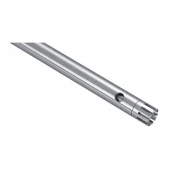 This dispersing tool is designed for use with IKA model 0003725001. It is used for high-speed mixing, emulsifying, and particle size reduction in laboratory processes. The tool operates at a maximum speed of 25,000 RPM.