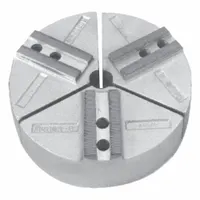 HURON Lathe Jaw: Round, Serrated, Aluminum, For 15 in Chuck, 2.5 in Ht (MPN AKT15FFG)