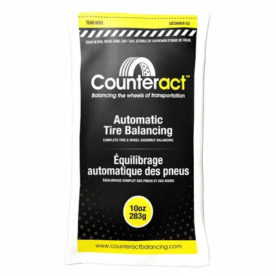 COUNTERACT Balancing Beads: Wheel Balancing Beads, Trucks, Glass, Yellow