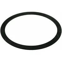 This Buna-N gasket is designed for use with oil filters to provide a seal between the filter and mounting surface. It has an inside diameter of 4 13/32 inches and a thickness of 1/16 inch. Suitable for industrial filtration systems where oil resistance is required