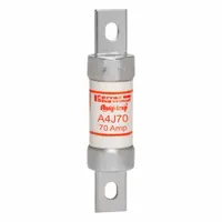 MERSEN Fuse: A4J Series, Class J, Blade Body, Fast-Acting, 70 A, 600 V AC, 300 V DC, Non-Indicating (MPN A4J70)