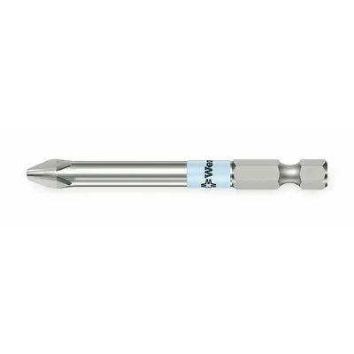 WERA Power Bit: Power Bit, Imperial, PH1 Bit Industry Size, #1 Bit Size, Std - Power Bits