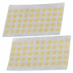 3M 2380 is a high-temperature masking tape disc with a 1/2 in pre-cut diameter, 7.5 mil thickness, and tan crepe paper backing with rubber adhesive. Designed for indoor use on wood surfaces, it provides clean paint lines and reliable masking during painting and finishing applications.
