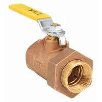 APOLLO Manual Two-Way Ball Valve: 3/8 in, Bronze, Straight, FNPT x FNPT, 600 psi Max. Pressure (CWP) (MPN 7030201)