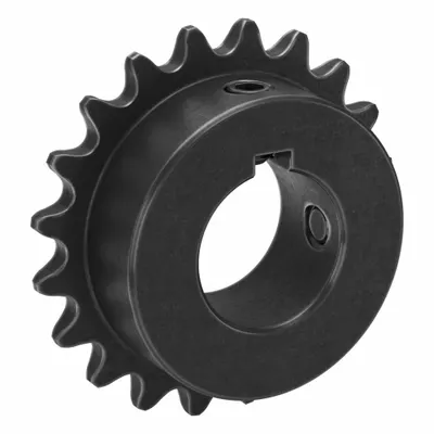 TRITAN Roller Chain Sprocket: 35, For 3/8 in Chain Pitch, 1 in Bore Dia, 20 Teeth - Size 35 Fixed-Bore Roller Chain Sprockets