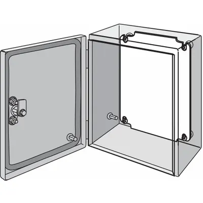 HOFFMAN Panel: Back Panel Panel, 7.13 in Overall Ht, 5.16 in Overall Wd, Steel - Interior Mounting Panels