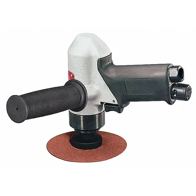 DYNABRADE Air Disc Sander: 4 1/2 in Pad, Threaded Shank, Heavy Duty, 0.7 hp, 30 cfm - Rotary Disc Sanders