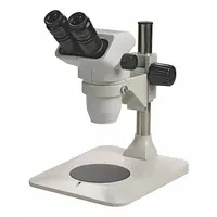 ACCU-SCOPE Microscope: Stereo, Binocular, 0.67X to 4.5X, 22 mm Optical Field of View, Std, Eyeguards (MPN 3075-PS)