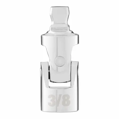 MILWAUKEE Universal Joint 3/8in: 3/8 in Input Drive Size, 3/8 in Output Drive Size - 3/8" Drive Hand Flex Socket Adapters