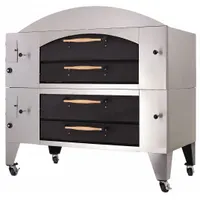 Display Deck Oven: Double Deck Oven Size, Lightstone Fibrament Decks, 2 Baking Chambers, LP/Natural (MPN Y-602-DSP)