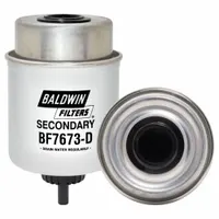 BALDWIN FILTERS Fuel Filter: Cartridge, 5 1/4 in Overall Lg, 3 5/16 in Outside Dia, Cellulose (MPN BF7673-D)