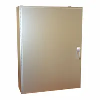 HAMMOND Electrical Enclosure: Stainless Steel, 48 in x 36 in x 12 in, NEMA 12/13/3R/4/4X, Hinged (MPN HW483612SSHK)