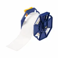 Pre-Cut Label Stock Roll: 4 21/64 in x 2 61/64 in, Acrylic, Permanent Adhesive, 300 Labels, J7300 (MPN J-261-2550)