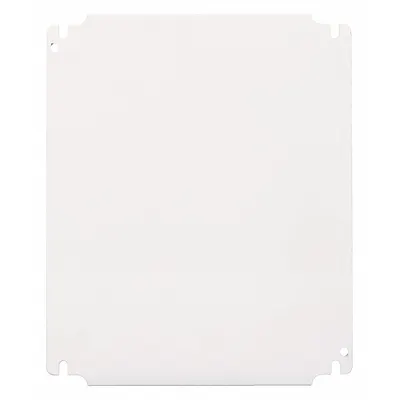 HOFFMAN Panel: Back Panel Panel, 11.07 in Overall Ht, 9.1 in Overall Wd, Steel - Interior Mounting Panels