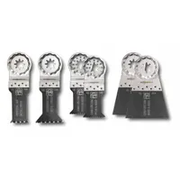 FEIN Oscillating Tool Blade Set: 6 Blades, Straight, Starlock Plus Connection (MPN 35222942080)
