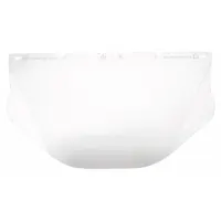 MSA Face Shield Visor: 17 in Overall Wd, 9 1/2 in Overall Ht, 0.04 in Overall Thick, Clear, Reusable (MPN 10115863)