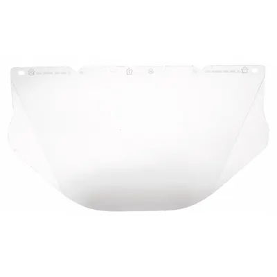 MSA Face Shield Visor: 17 in Overall Wd, 9 1/2 in Overall Ht, 0.04 in Overall Thick - General Purpose Replacement Visors