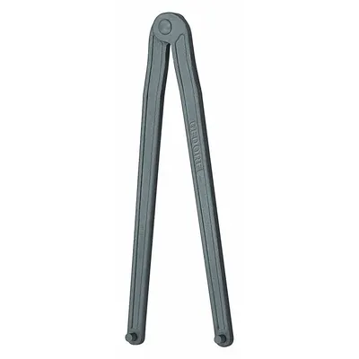 GEDORE Pin Spanner Wrench: 330 mm, 3/16 in Pin Dia, 7 in Overall Lg, 3/16 in Pin Lg - Adjustable Face Spanner Wrenches