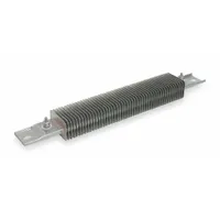 TEMPCO Finned Strip Heater: 725 W Watt, 240V AC, 1 Phase, 10 1/2 in Overall Lg, Each End, 50 W/sq in (MPN CSF00124)