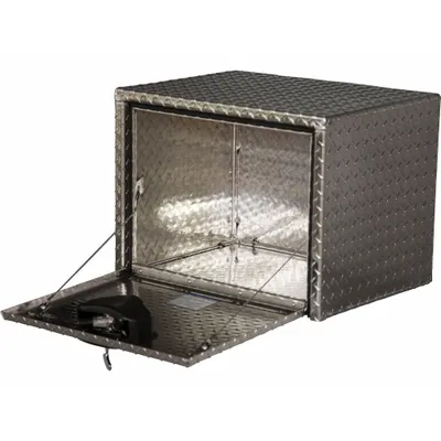 BUYERS PRODUCTS Underbody Truck Box: Underbody Truck Box, Single Drop-Down Door Door, Silver - Single Drop-Down Door Boxes