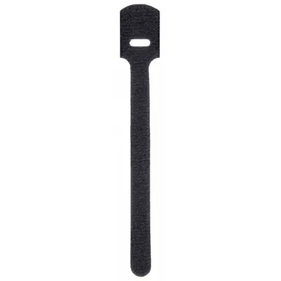 RIP-TIE Hook-and-Loop Cable Tie: 3.5 in Lg, 0.50 in, 0.25 in Wd, Nylon/Polyethylene - Slotted Hook-and-Loop Cable Ties