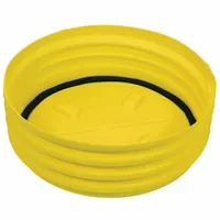 EAGLE Drum Lid: For Salvage Drums Drum Type, Plastic, Yellow, 1690, 1690 (MPN 1690L)