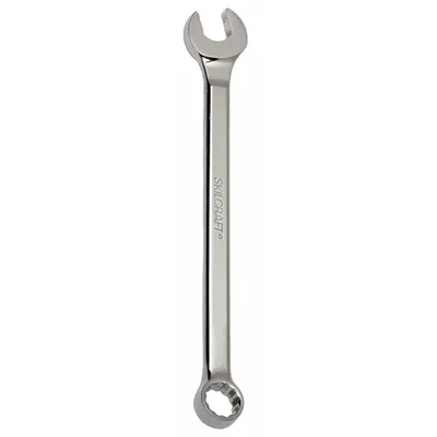 ABILITY ONE Combination Wrench: Alloy Steel, Chrome, 1 in Head Size, 14 in Overall Lg - SAE 12-Point Combination Wrenches