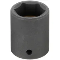 WESTWARD Impact Socket: 1/4 in Drive Size, Metric, 12 mm Socket Size, 6-Point, Std (MPN 4LYL3)