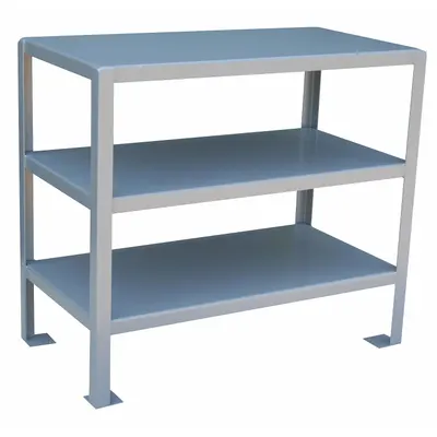 JAMCO Work Table: Fixed Ht, Steel, 24 in x 18 in, 2,000 lb Overall Load Capacity - Steel-Top Worktables