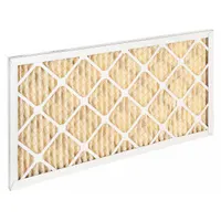 This pleated air filter is rated MERV 8 for general-use filtration in HVAC systems. It measures 24 in x 30 in x 2 in and features synthetic media with a beverage board frame. Suitable for capturing dust, pollen, and mold spores in commercial and industrial buildings
