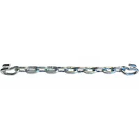 PEWAG Cross Chain Replacement: Cross Chain Repl, Nickel Manganese Alloy, Square Rod Alloy Chain Link (MPN USA6229 5.6mm)