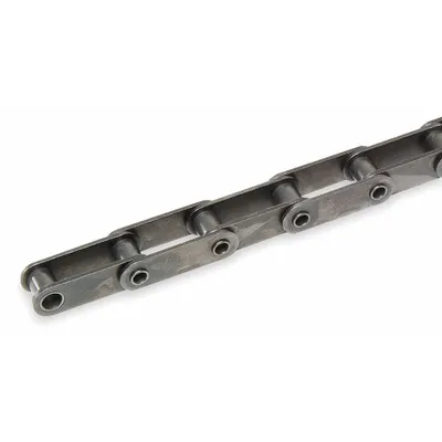 TSUBAKI Roller Chain: C2052, 1 Strands, Steel, 1 1/4 in Pitch, 10 ft Overall Lg - Hollow-Pin Conveyor Roller Chains