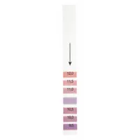 These high precision pH strips measure pH levels from 6 to 8.1 with a resolution of 0.2 pH. Each strip is 4 inches long. Suitable for water quality analysis, chemical processing, and quality control in laboratory and field environments