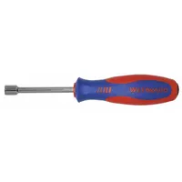 WESTWARD Hollow Round Shank Nut Driver: Straight, SAE, Without Magnetized Tip, Std, 3/16 in Tip Size