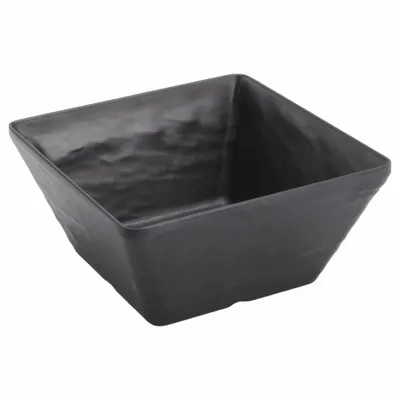 AMERICAN METALCRAFT Melamine Faux Slate Bowl,Black,7": 58 oz Capacity, Melamine - Serving Bowls