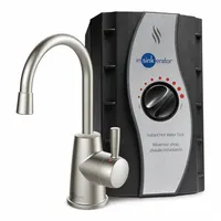 IN-SINK-ERATOR Hot Water Dispenser: Tube, 6 1/8 in Dispenser Dp, 10 7/8 in Dispenser Ht (MPN H-250SN-SS)