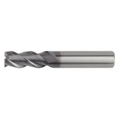 Carbide square end mill with AlTiN coating for steel and cast iron. 20 mm mill diameter, 38 mm length of cut, 104 mm overall length, 3 flutes. Suitable for general-purpose milling, slotting, and profiling in industrial metalworking.