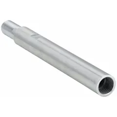 Extension for diamond-tipped core bits used in dry or wet coring of concrete, masonry, and stone. Extends reach for deep drilling applications where standard bit length is insufficient. Compatible with HUSQVARNA core drilling systems.