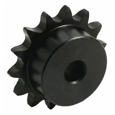 TRITAN Roller Chain Sprocket: One-Sided Hub, For Single Strands, 100, 15 Teeth - Size 100 Plain-Bore Roller Chain Sprockets